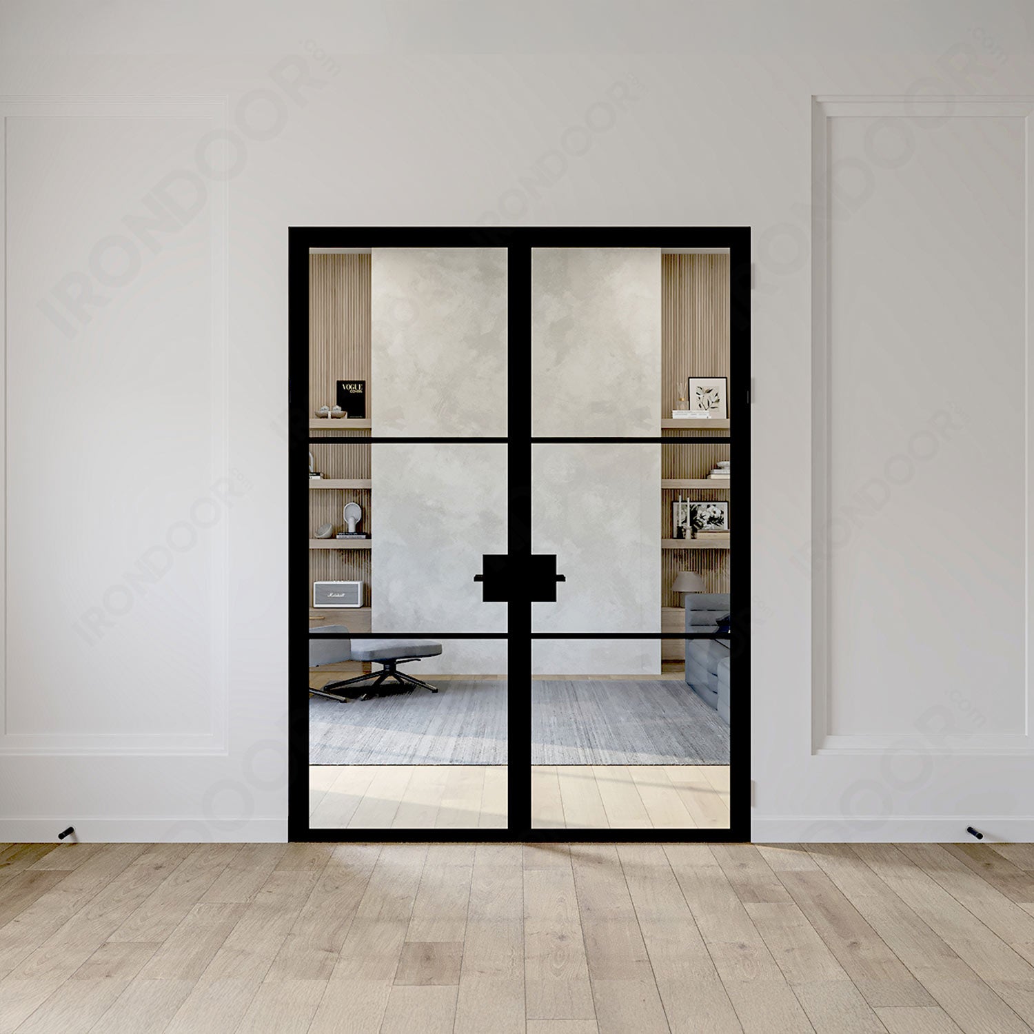 Openair 23 Interior Double Steel Interior French Door