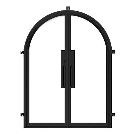 Custom Built - Air Black Exterior Double Entry Door