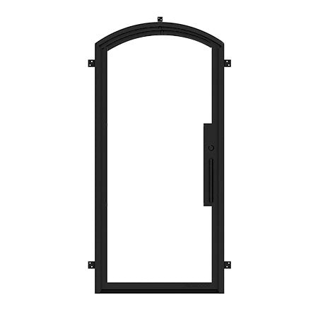 Custom Built - Air Black Exterior Single French Door