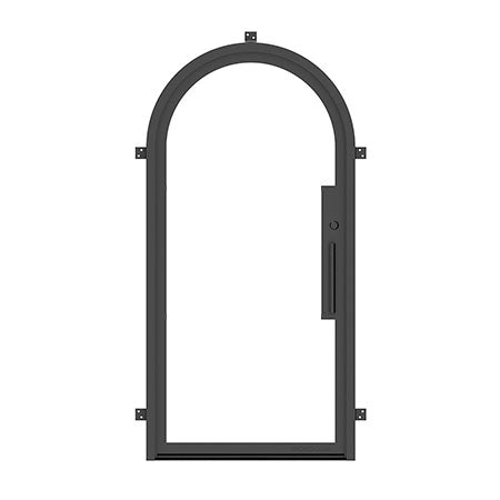 Custom Built - Air Black Exterior Single French Door