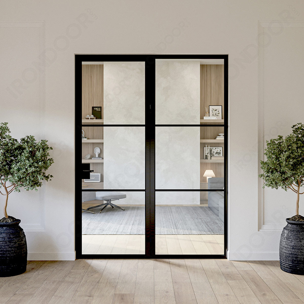 Openair 13 Interior Steel Single Door with Sidelight