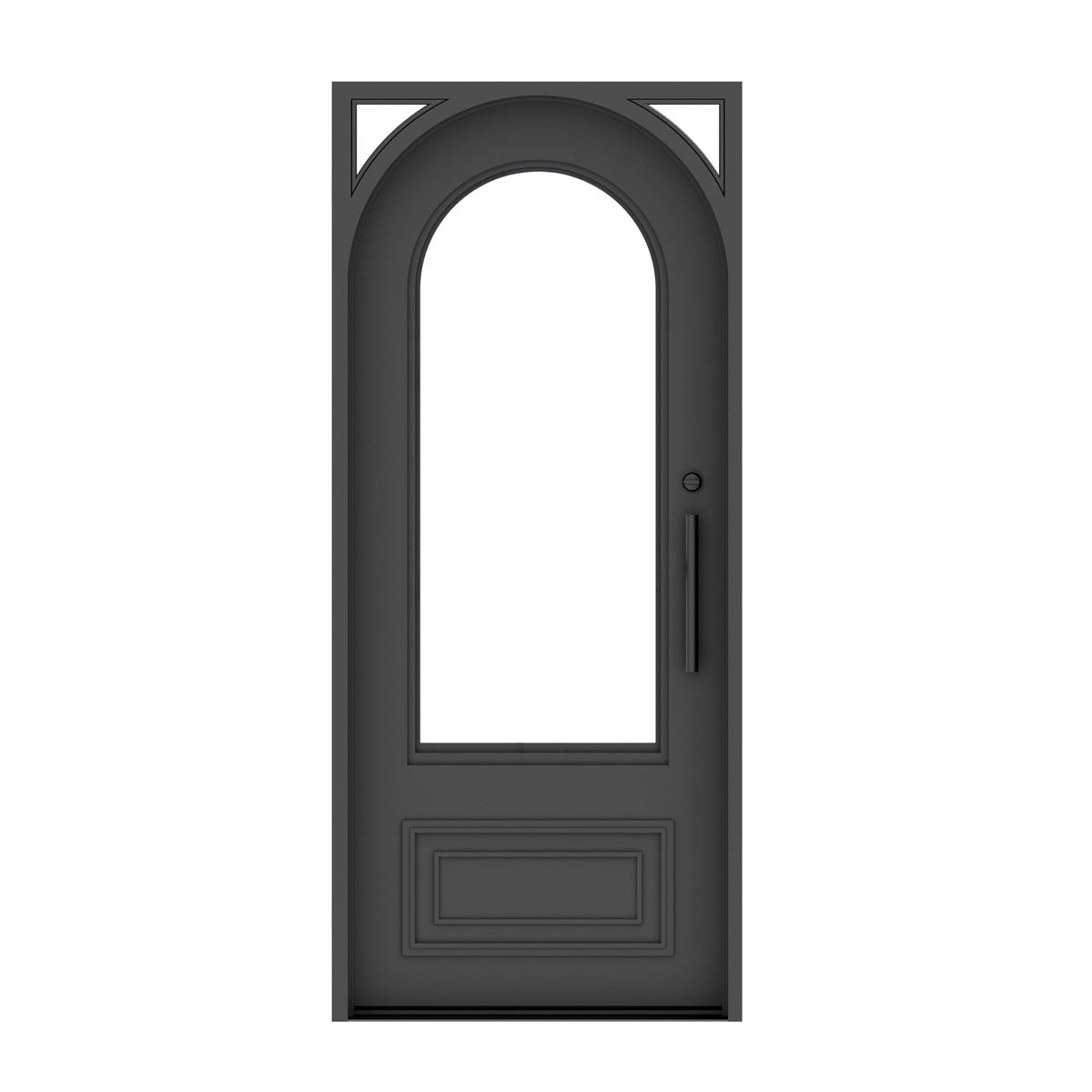 Custom Build a Exterior Biltmore Single Wrought Iron Door