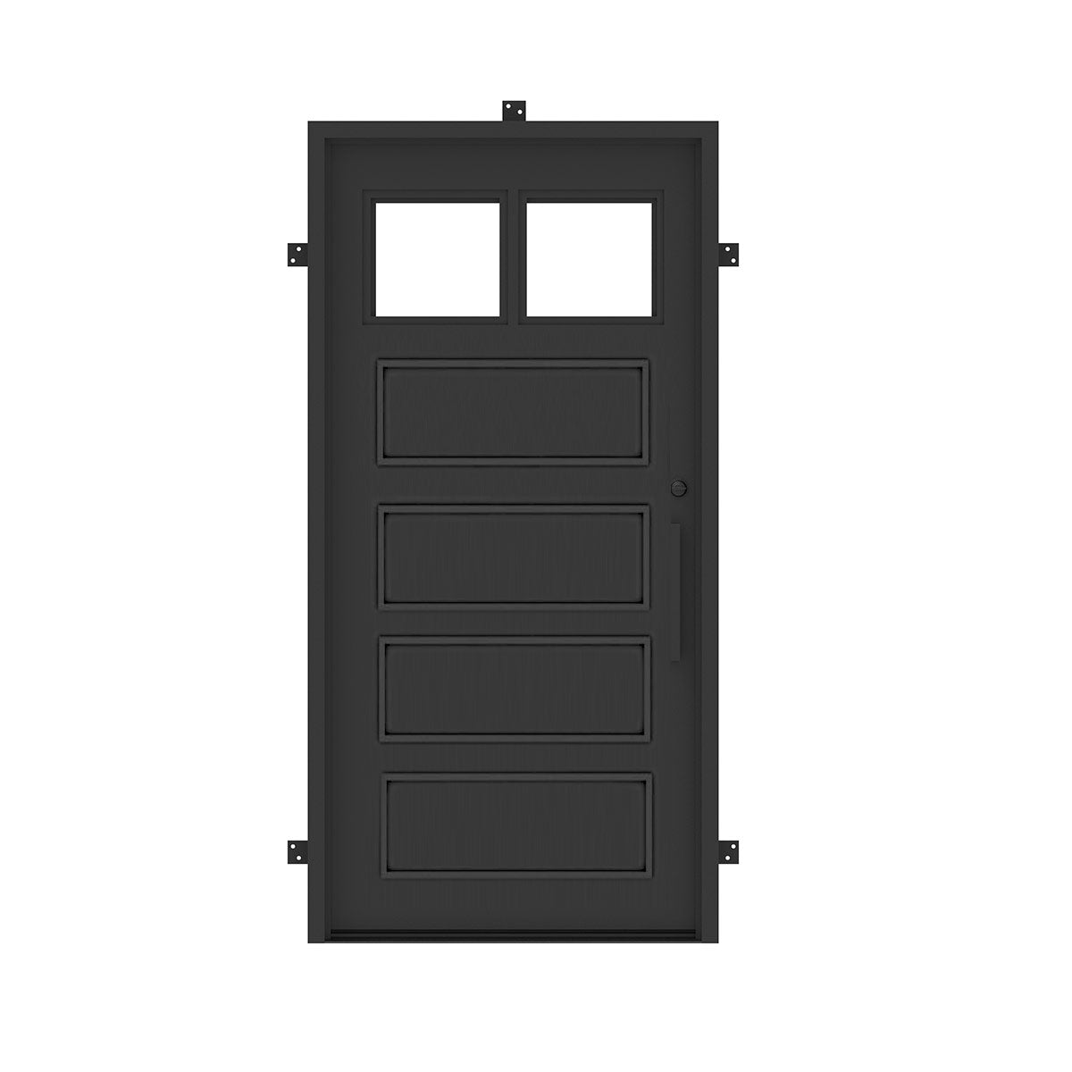 Ironcraft 2 Lite Exterior Iron Door
