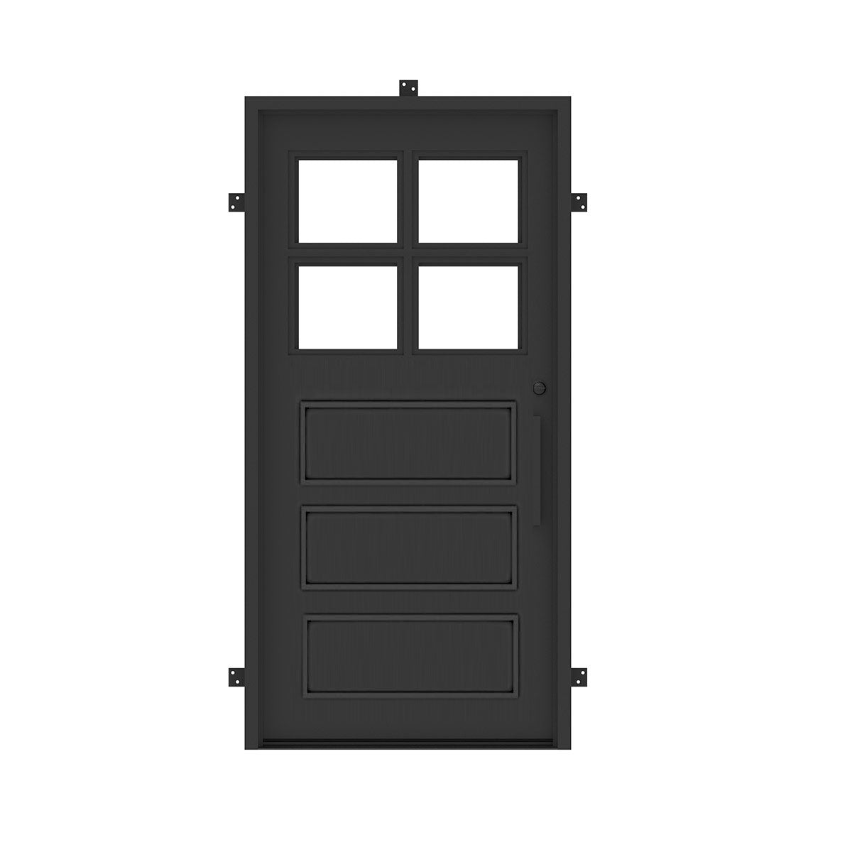 Ironcraft 4 lite Exterior Iron Front Door
