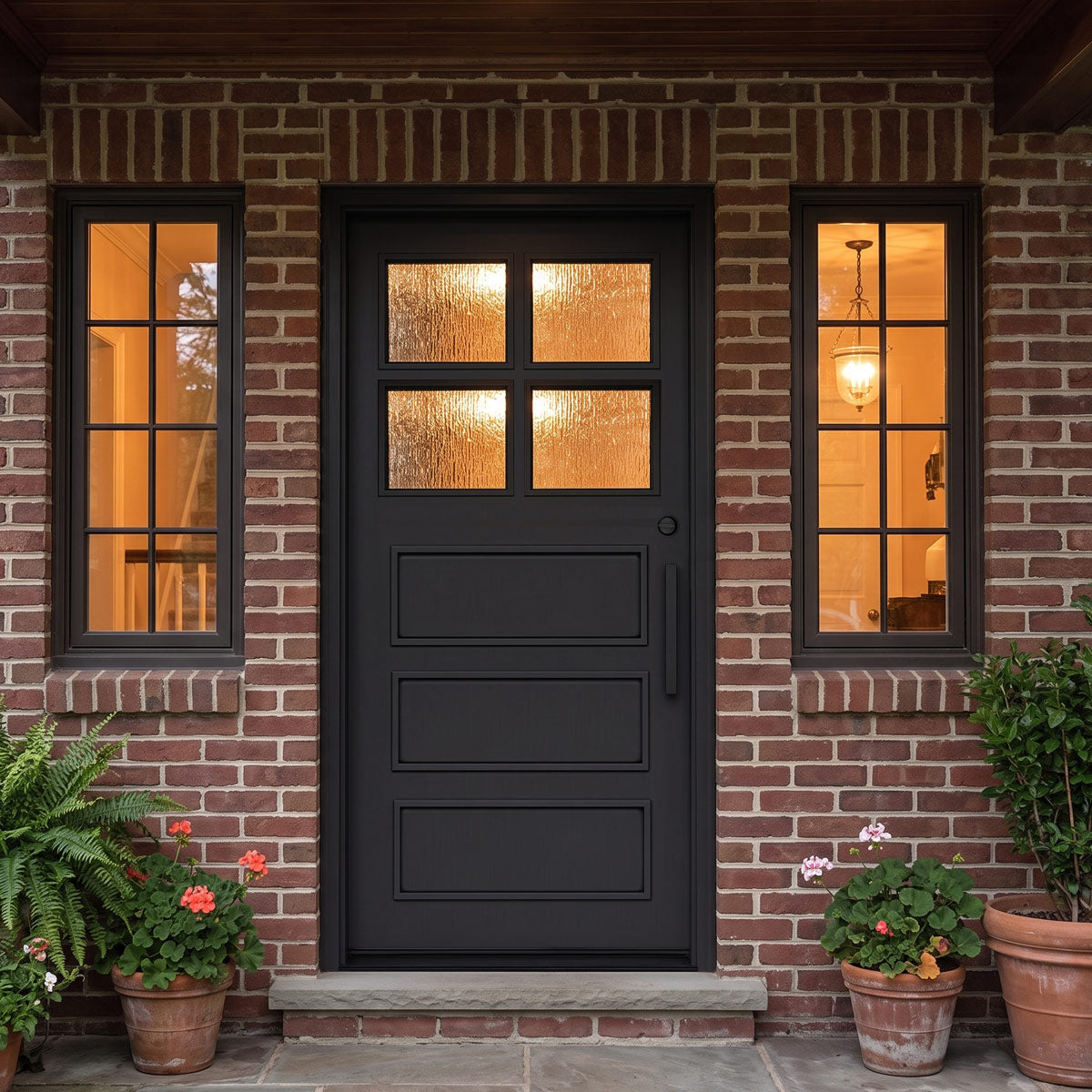 Ironcraft 4 lite Exterior Iron Front Door