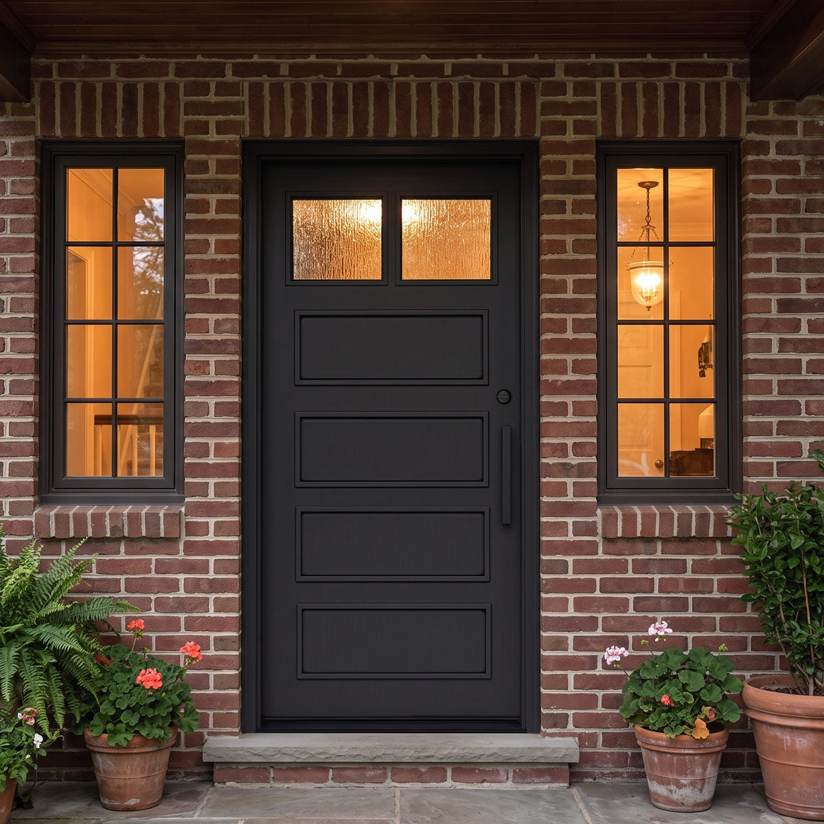 Ironcraft 2 Lite Exterior Iron Door