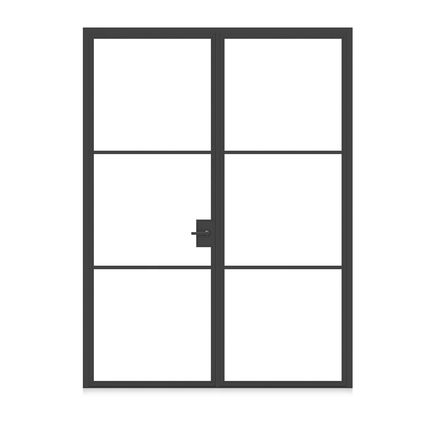 Openair 13 Interior Steel Wine Cellar Door with Sidelight